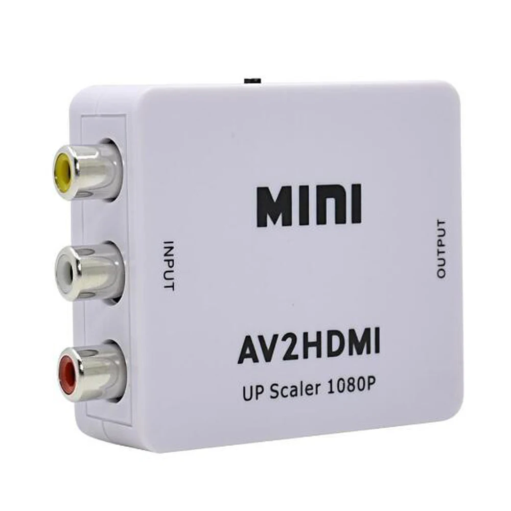 Mini AV to HDMI Video Converter Box AV2HDMI RCA AV HDMI CVBS to HDMI
