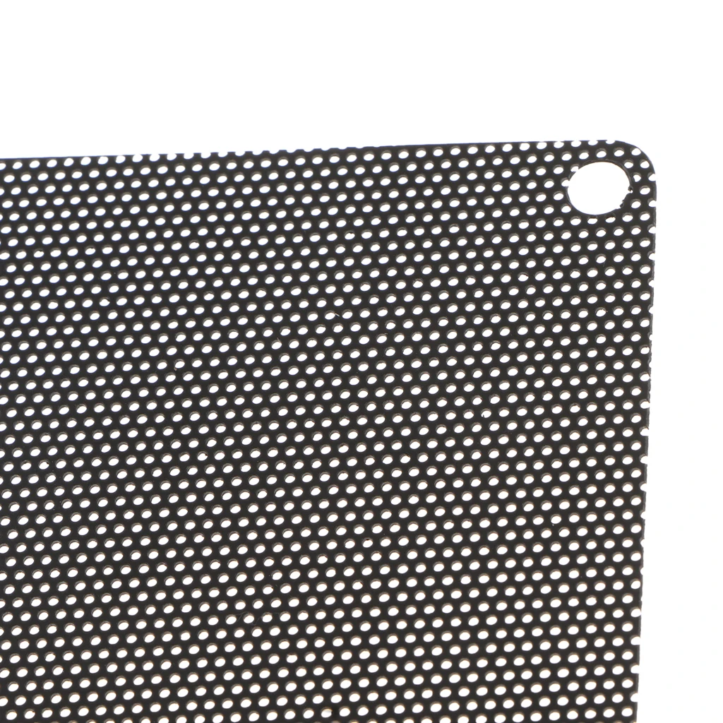 10Pcs Computer PC Dustproof Cooler Fan Case Cover Dust Filter Mesh 9cm Black