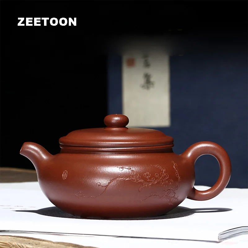 300cc Authentic Yixing Teapot Master Handmade Plum Antique Pot Chinese Health Purple Clay Tea Zisha Set Teaware Kettle | Дом и сад