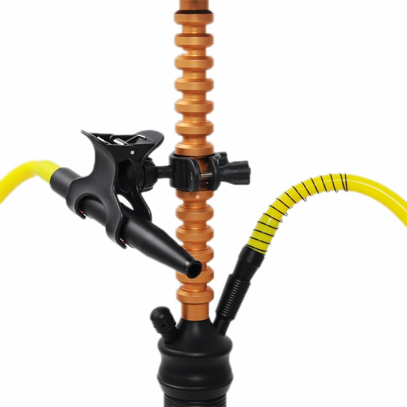 Black color Shisha hookah 360 rotating Hose Support Hose holder Stents