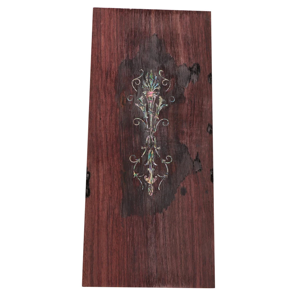 Tooyful Exquisite Rosewood Classical/Acoustic Guitar Head Veneer Plate Flower Pattern Sticker Inaly Musical Instrument Accessory