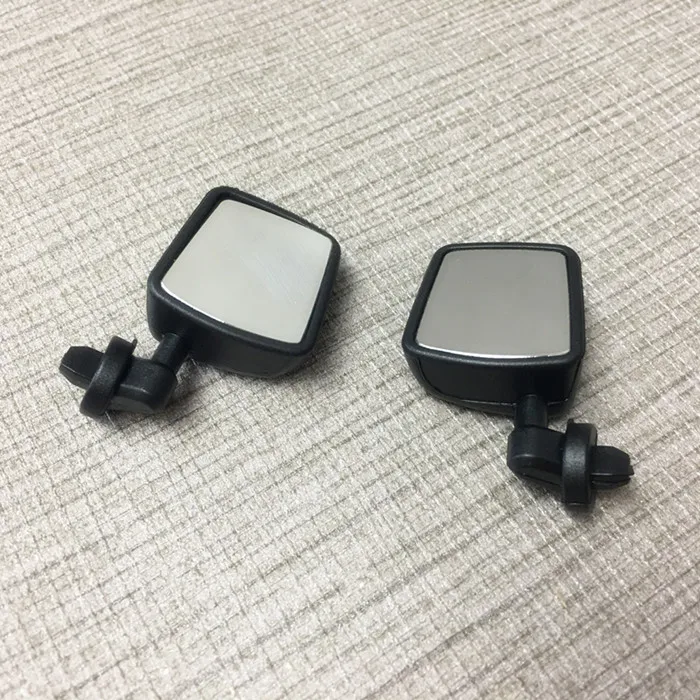 

1Pair Wrangler Car Shell Rearview Mirror Simulated Reflective Rear View Glass for 1/10 Rock Crawler Climbing RC Car Decor Parts