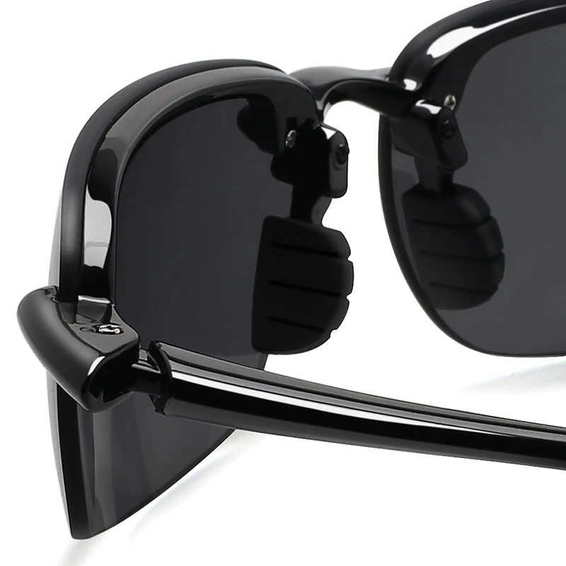 Women Sunglasses Pixel Sunglasses Polarized Glasses Polarized Sports Glasses UV Protection Glasses MAXJULI Sunglasses Men Classic Fashion Rimless Driving Cycling Hiking Women's Sports TR90 Material UV400 Male Sun Eyewear 8001
