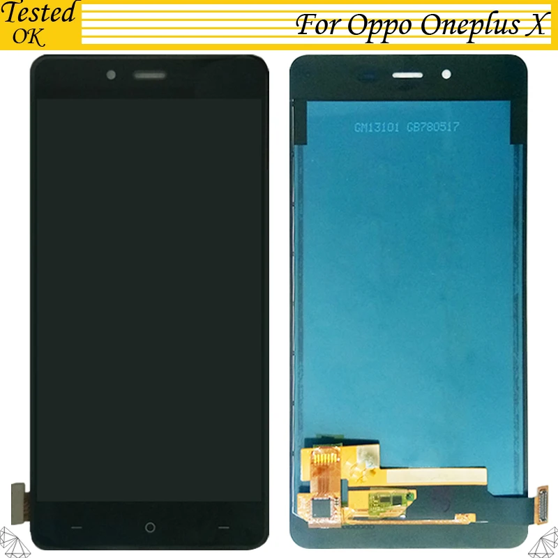 

Black White For Oneplus X E1003 LCD Display With Touch Screen 100% Tested Working Assembly Replacement For One Plus X E1003 LCD