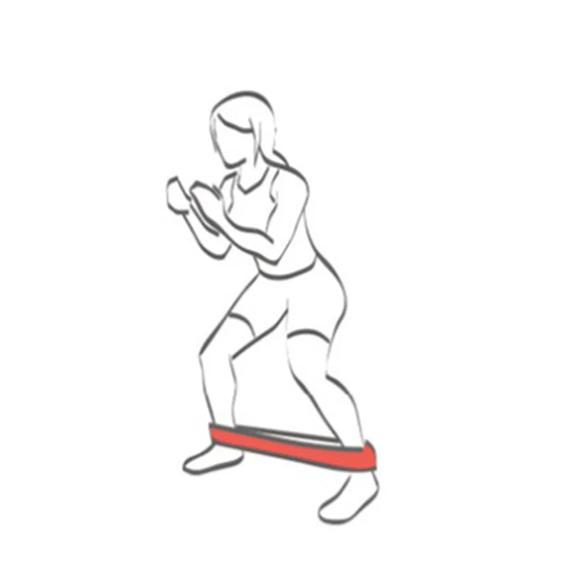В стиле «хип Эспандеры большой попой эластичные ленты для упражнений для Для женщин Фитнес Йога растяжения обучение Фитнес оборудования