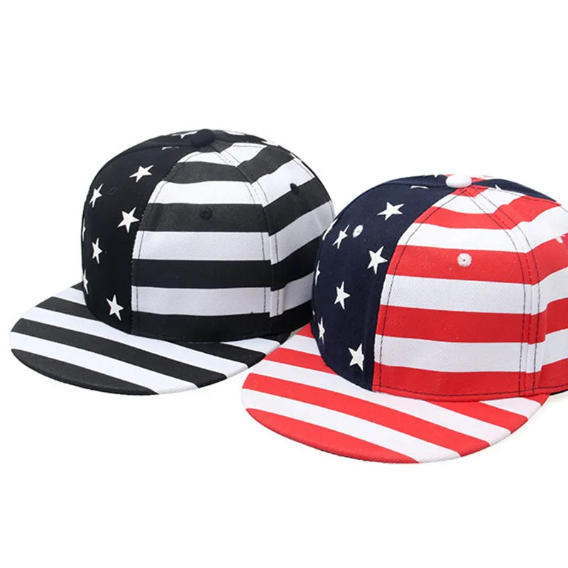 Новый американский флаг Snapback Шапки бренд США письмо хлопок Gorras хип-хоп Цвет в