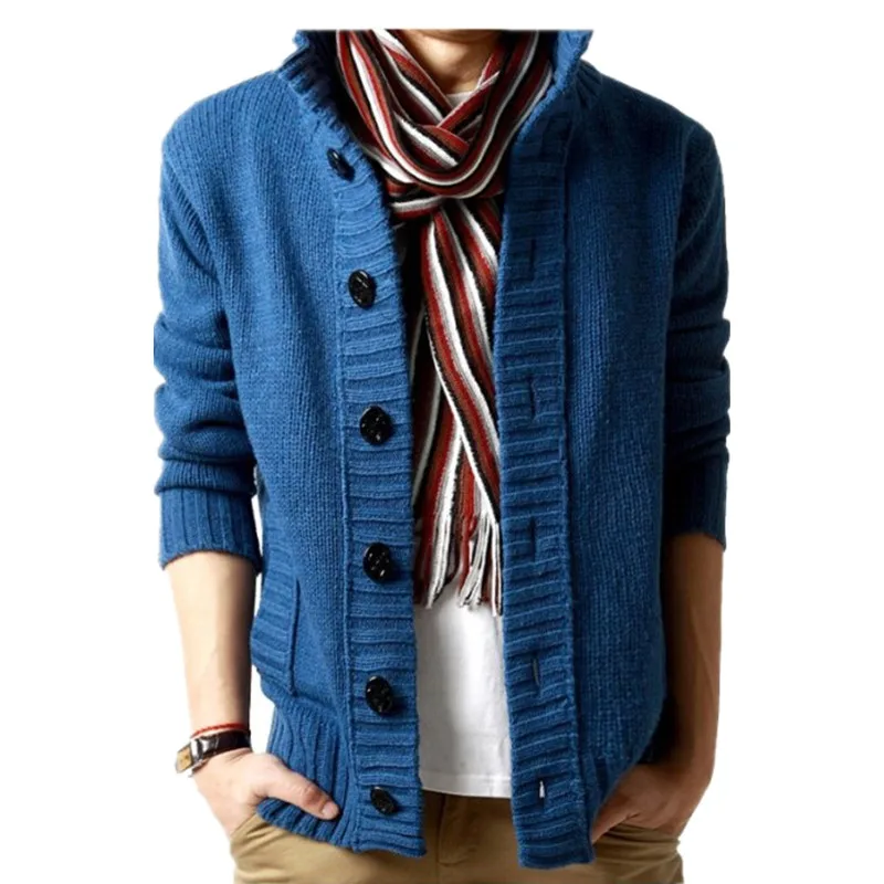 2015  Fashion Tops stand Collar men