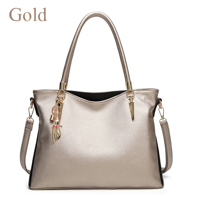 ZMQN роскошные сумки женские сумки дизайнерские PU мягкие кожаные сумки на плечо для женщин известный бренд модная женская сумка Kabelka A863 - Цвет: Gold