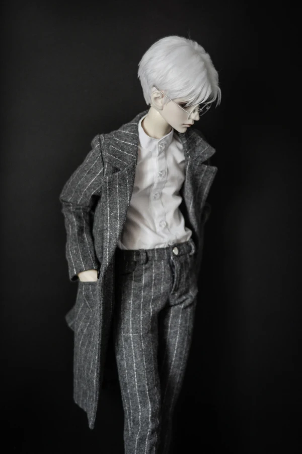 BJD Army Green Coat Top Jacket For Male SD17 70cm Uncle Doll DK DZ AOD