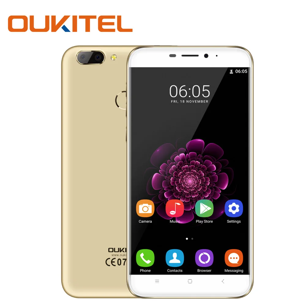 Presales Original Smartphone 5 5 Inch 2GB RAM 16GB ROM With Dual Camera Octa Core Fingerprint