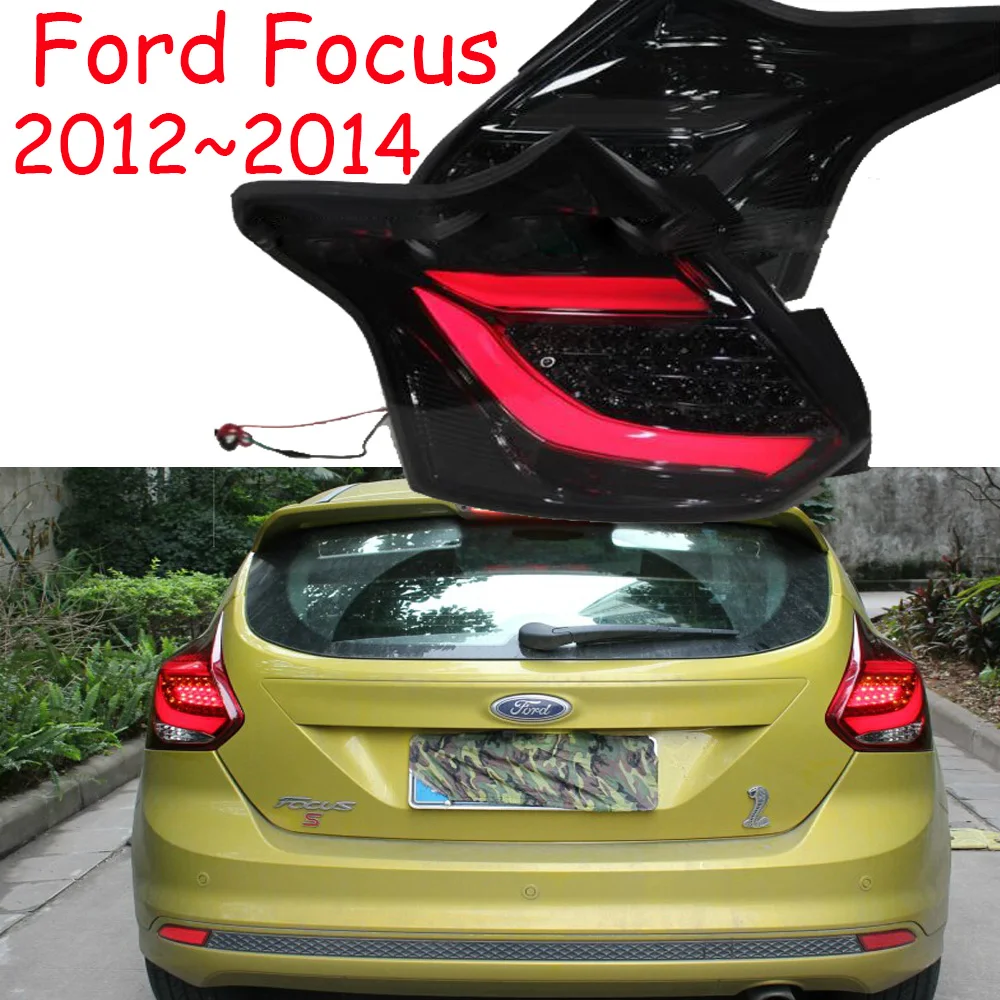 Автомобильный Стайлинг для 2012 2013 года для FORD Focus 3 хэтчбек Светодиодная лента задний светильник s задний светильник красного цвета TJ type