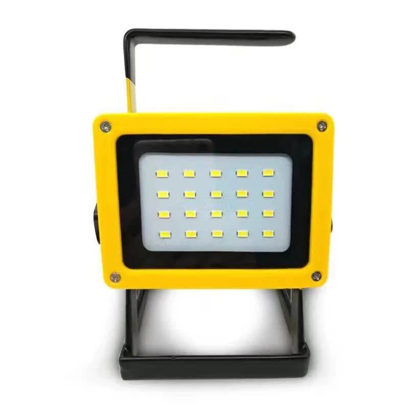 

3000Lumens 15W 20 LED Portable Spotlight Handheld, Rechargeable Flood Light Work Lamp for Car Repairing, Outdoor Camp, Search