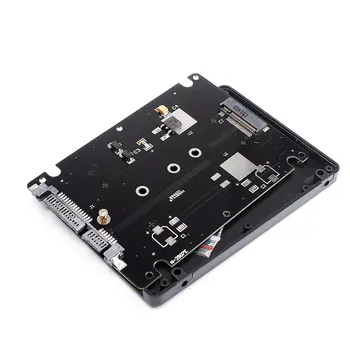 

High-quality B key socket2 M.2 NGFF (SATA) SSD to 2.5 SATA Adapter Card Enclosure With 7MM Thickness Case New-PC Friend