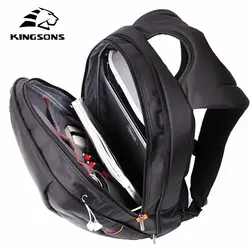 Kingsons3019 брендовая дизайнерская обувь модные рюкзак из нейлона водонепроницаемый 15,6 "компьютер рюкзак для мужчин большой ёмкость школьная