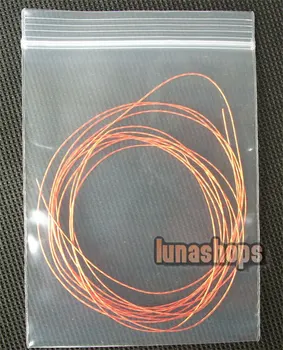

LN002530 200cm Deluxe Goddess Silver Plated OCC Signal Wire Cable Dia:0.4mm For DIY Hifi