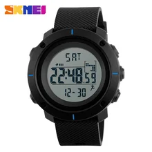 SKMEI Men Sports Watches Pedometer Calories Digital Wristwatches Chrono Back Light Waterproof Watch Relogio Masculino 1215