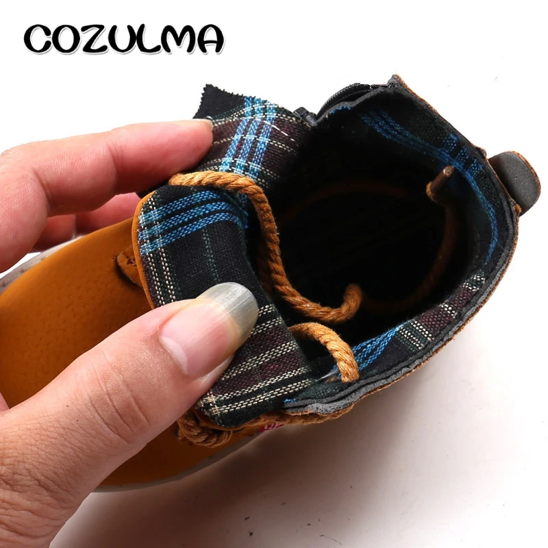 Кроссовки детские кожаные на шнуровке осень/зиму|children shoes for boy|shoes boyschildren |