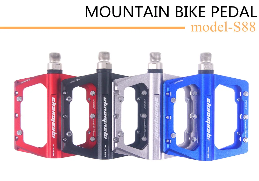 SMS 4 Bearing Aluminum Platform MTB Road Bike pedals 9/16" Pedal SMS 4 Bearing Aluminum Platform MTB Road Bike pedals 9/16" Pedal