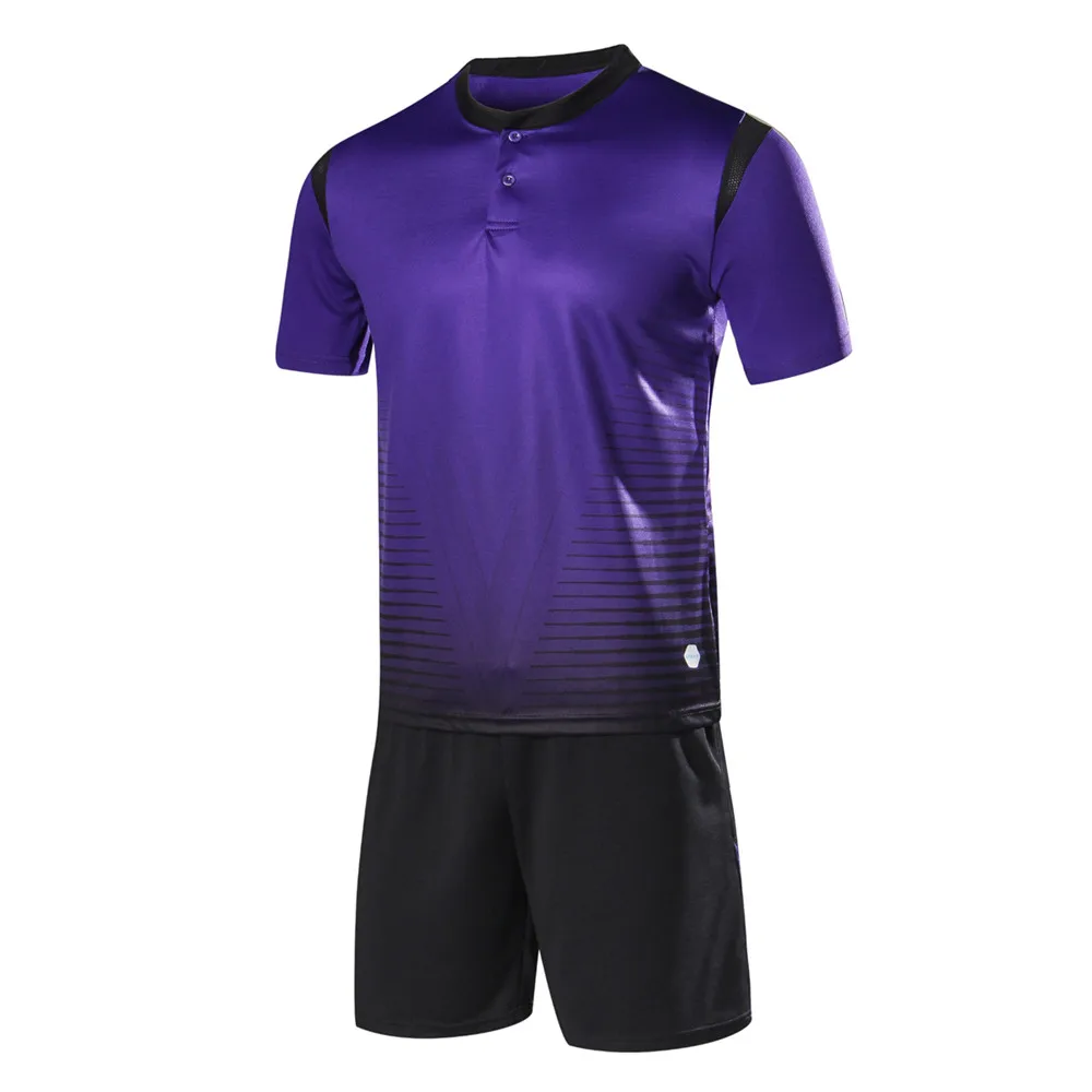 Boy Soccer Short Sleeves Soccer Jersey Set survetement Football Kit child Futbol Training Uniforms set De Foot shorts