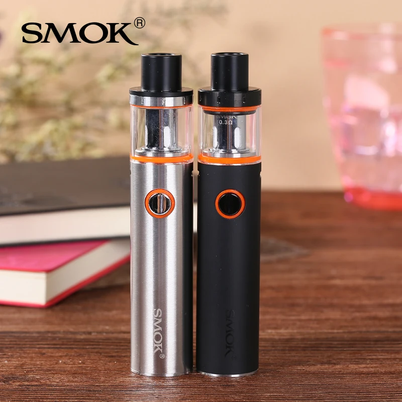 100% Оригинал Набор Smok Vape Pen 22 с батареей 1650mah Танк непротекания 0.3ohm Двухспиральный