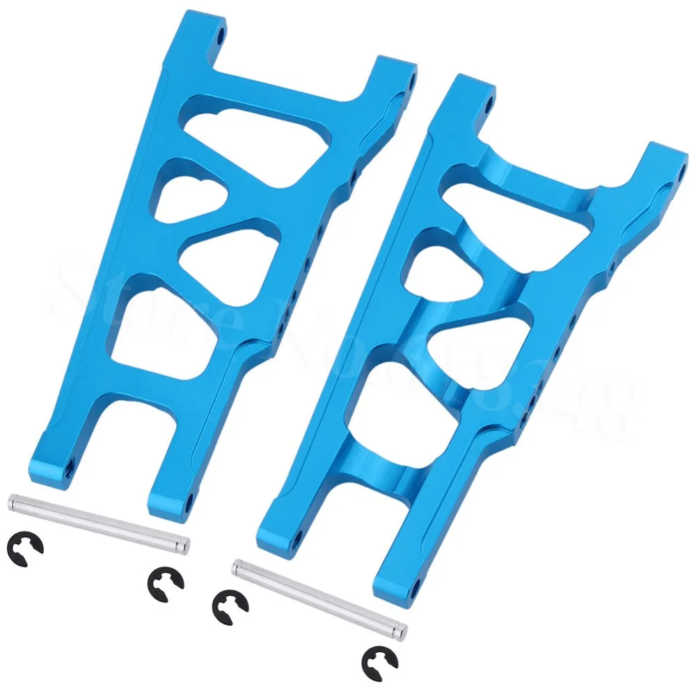 Buy For 1/10 Traxxas Slash 4x4 Aluminum Front / Rear Suspension Left & Right A-Arms Stampede Upgrade Parts of 3655x XO-1 w/TSM
