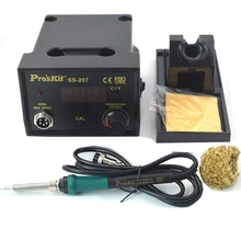 Высококачественная SS-207H Proskit ESD термостатический светодиодный дисплей паяльная станция 220 В паяльная станция 60 Вт 110 В/220 В переключаемая