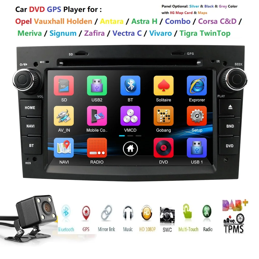 Sale AutoRadio 2Din Car DVD Multimedia Player Fit Opel Vectra C b Corsa D Astra H Vivaro corsa c d zafira b Meriva AntaraAudio RDSDAB 1