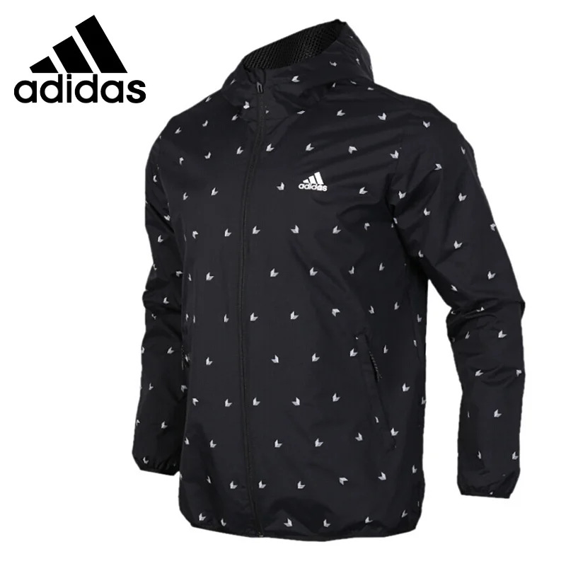 Original New Arrival 2018 Adidas WB AOP CUBE Men's jacket Hooded Sportswear Original New Arrival 2018 Adidas WB AOP CUBE Men's jacket Hooded Sportswear