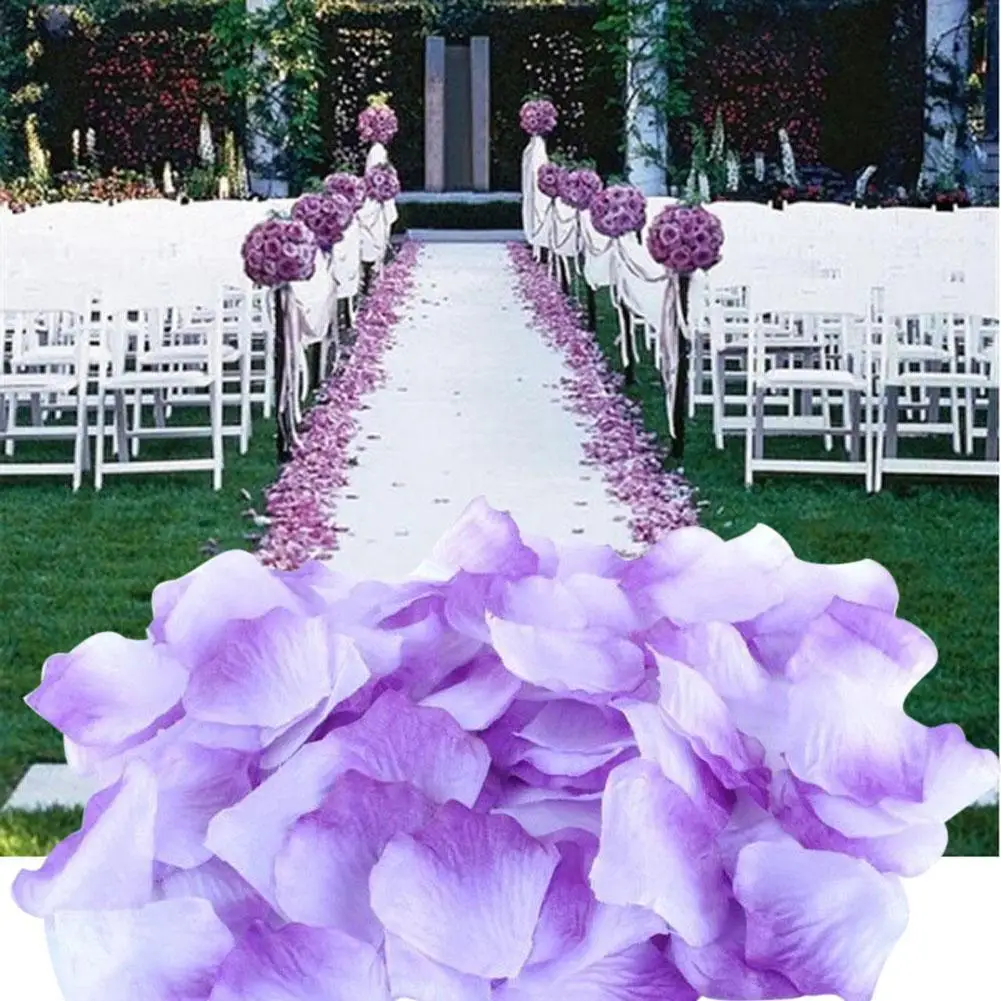 100 шт. декоративные Лепестки розы из полиэстера|light wedding decorations|decorative pool lightingdecorative