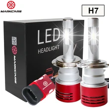 

H7 LED Car headlight Seoul-CSP Chips 8200LM 60W Auto lamp H1 H3 H11 9005 9006 9012 880 Single Beam Car headlight 6000K 12V 24V