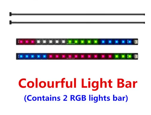 Aigo aurora C5 радужные огни разноцветные RGB регулируемый цветной вентилятор 120 мм светодиодный ПК Компьютер охлаждающий кулер бесшумный чехол контроллер вентилятора - Цвет лезвия: 2 Light