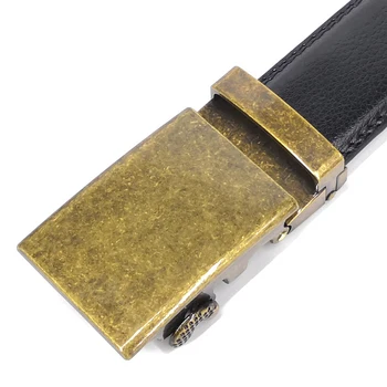 

Top Men's Luxury Brand Belt Belts Automatic Buckle Genuine Leather Belt The Union Flag Waist Belt