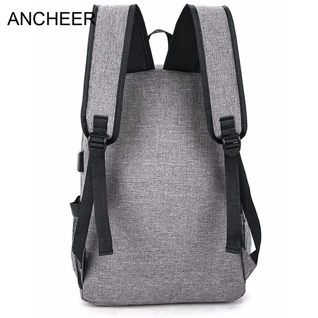 

Water-resistant Student Laptop Backpack Slim Computer Bag Multifunction Backpack with USB Charging Port Fits