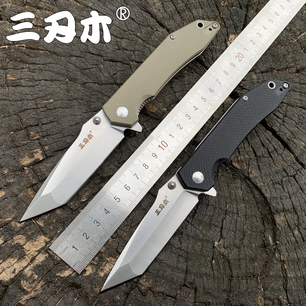 Sanrenmu 9001 карманный складной нож 12C27 для выживания, кемпинга, охоты, тактического инструмента, edc, нож на шпильке cs go
