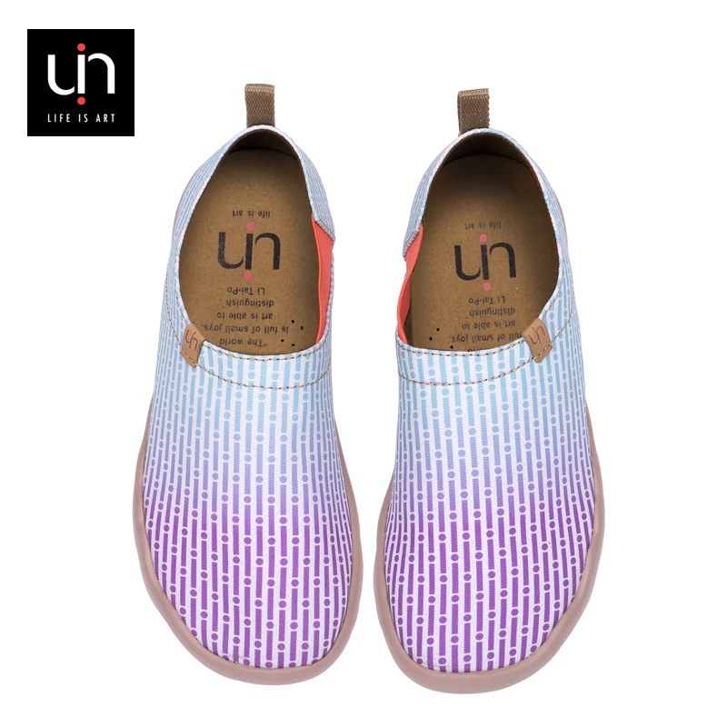 Pink Princess - 2015 UIN Spring New Arrival Fashion Women's Plaid Painted Canvas Espadrille Tour Shoe | Обувь