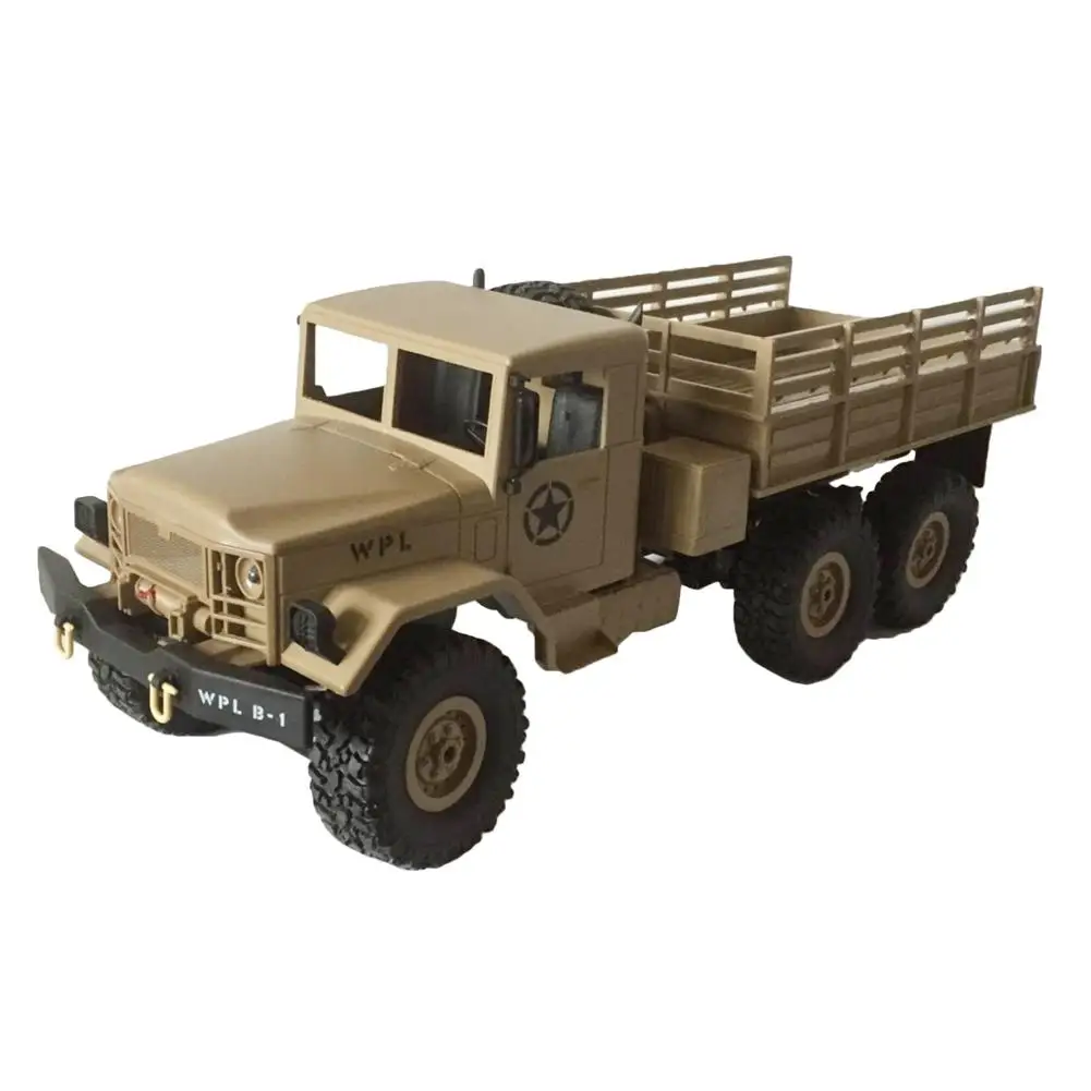 

Four-wheel Drive Military Truck Model 2.4G Military Card Climbing Car Child Remote Control Model Toy Car 1:16 Battery Built-in