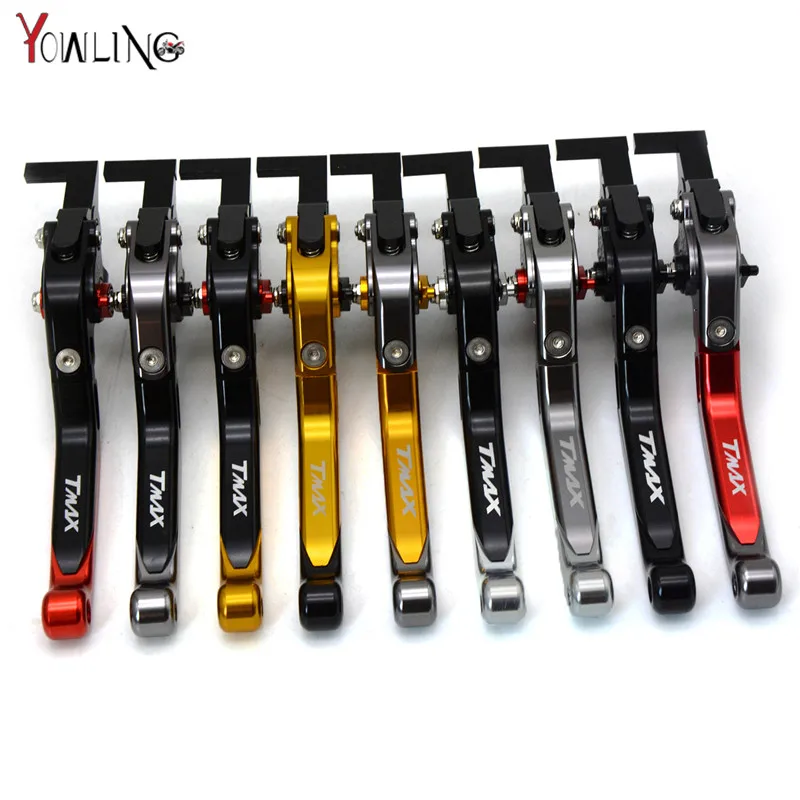 adjustable motorcycle brake clutch levers For Yamaha TMAX530 tmax500 TMAX 530 T-MAX530 T-MAX 530 2008-2011 2012 2013 2014 2016 brake pads set for yamaha xp500 tmax500 t max500 xp 500 t max t max tmax 2008 2009 2010 2011 sv tech max abs