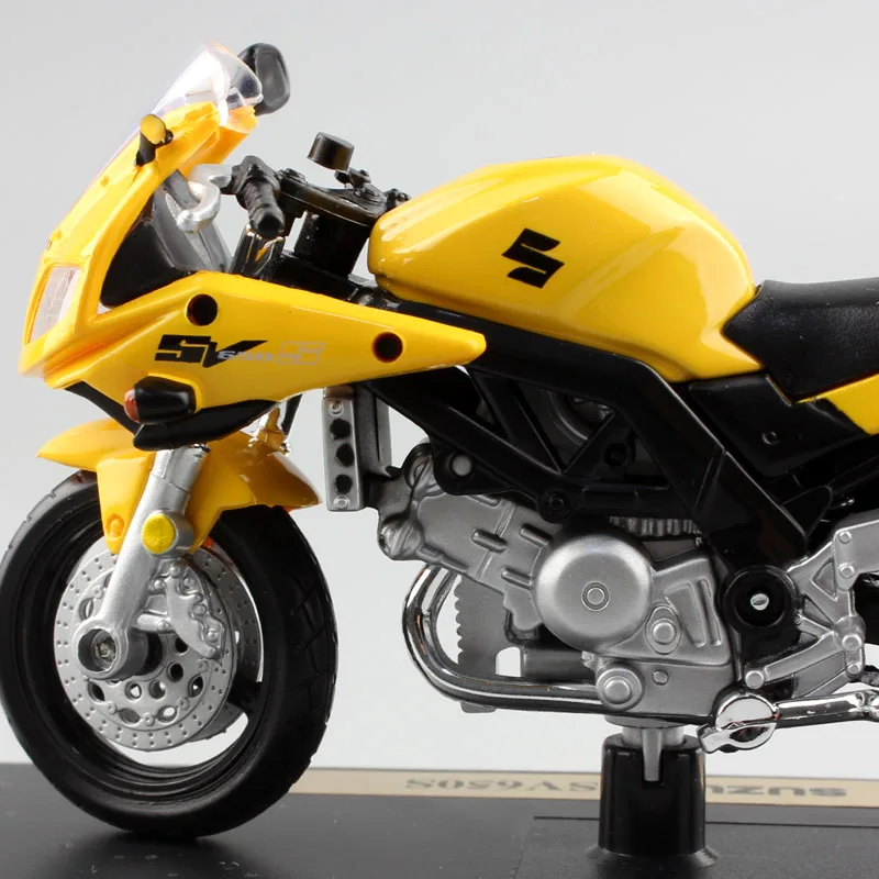 1/18 весы детские мини maisto miniaturas SUZUKI SV650S металл, полученный литьем под давление и игрушки автомобили мотоцикл Модель "улица" Автомобиль Мотоцикл Игрушка