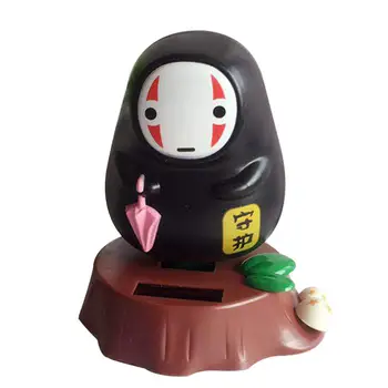 

Car Doll Ornaments Dashboard Shaking Head Toy Creative Cartoon Faceless Male Auto Decoration Accessories For Halloween Gift
