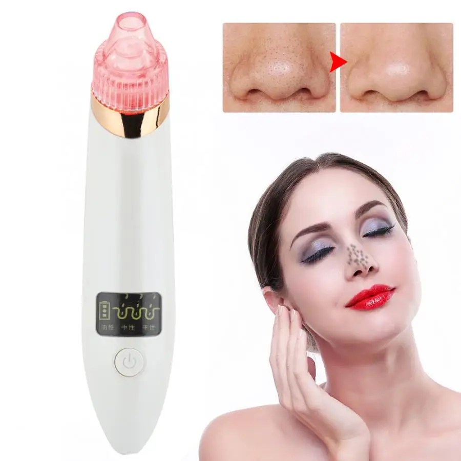 

USB Charging Blackhead Removal Vacuum Suction Face Nose laser Black Dot Pimple Instrument Electric Face Pore Cleaner Device