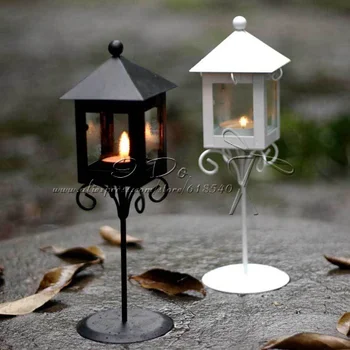 

Free Shippig Street Lamp Ironwork Candle Holders/Lantern Wedding Home Decoration