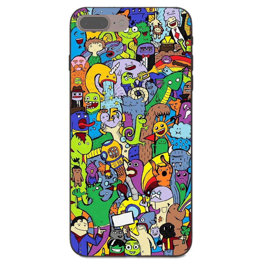 Для Apple iPhone 4 4S 5 5S SE 6 6S 7 8 Plus X XS Max XR стильный дизайн пластиковый ПК чехол для