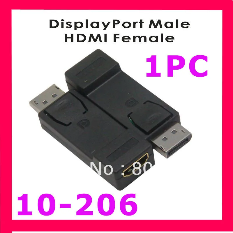 KUYiA display port to HDMI конвертер display port папа-HDMI Женский адаптер конвертер переходник DP M/F дисплей