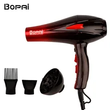 Профессиональный электрический 4000 Вт дорожный бытовой фен для волос, инструменты для укладки волос, фен для горячего и холодного воздуха, салонный фен с насадкой