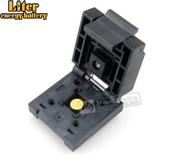 QFN-64BT-0.5-01 Enplas IC Burn-in Test Socket Adapter 0.5mm Pitch QFN64 MLP64 MLF64 Package | Компьютеры и офис