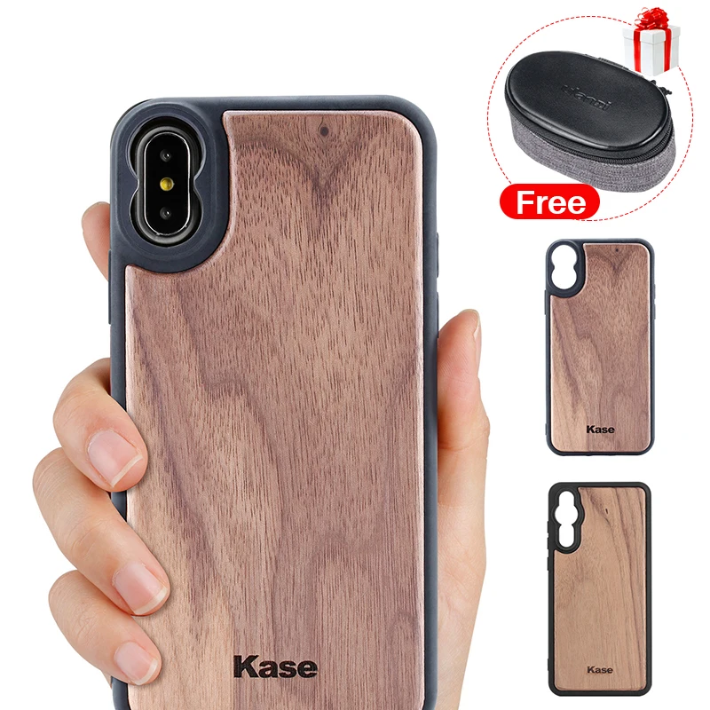 Мобильный телефон Kase Wood чехол VS Moment для iPhone Xs Max X 7 8 Plus Huawei P20 Pro широкоугольный