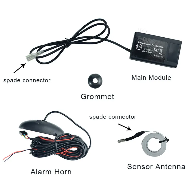 U302 Parking Assistance Car Parking Sensor Electromagnetic Auto Reversing Radar Car Parking Radar Sensor With Led Buzzer