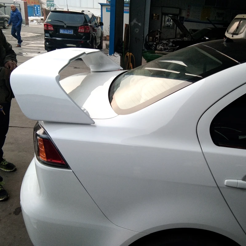 Для LANCER EX 2010 2016 спойлер высокого качества ABS Материал заднее крыло автомобиля