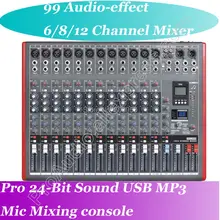 MICWL Pro 12 Channel Microphone Mixing Console with 99 Audio effect 24-Bit USB Studio Processor Ideal Mixer for Stage цена MICWL Pro 12 Channel Microphone Mixing Console with 99 Audio effect 24-Bit USB Studio Processor Ideal Mixer for Stage цены онлайн
