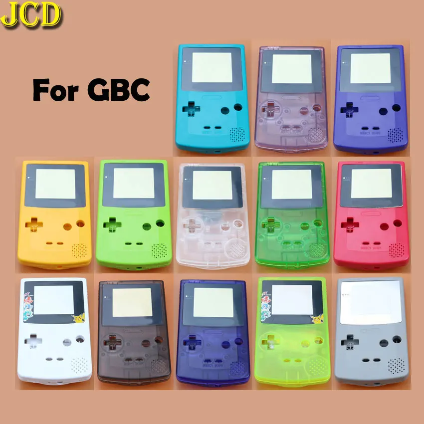 

JCD 1pcs Housing Shell Cover for Nintend GameBoy Color for GBC Housing Case Pack